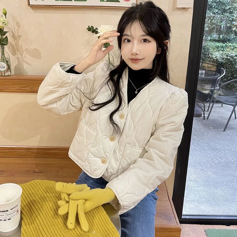 パーカー レディース ファム 秋 フランネル フリース裏地付き 菱形ボタンレス パイピングリブ袖口 チェック柄 長袖 クラシック ブリティッシュスタイル