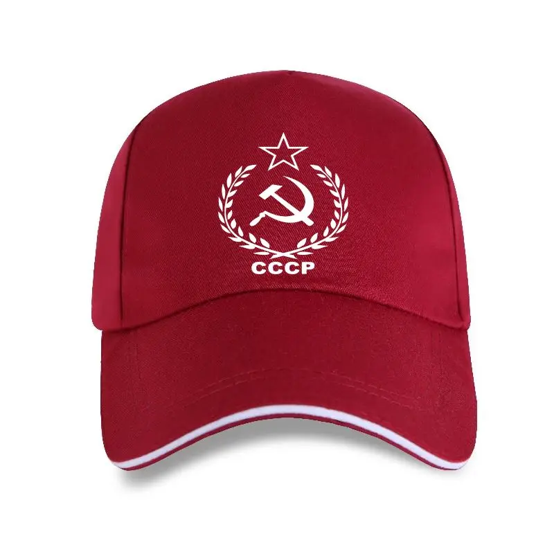 New Fashion CCCP USSR Men Communist Soviet Russian Red Army Stalin Print Baseball cap Streetwear Tops