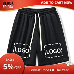 Customized T-shirt Shorts Your Logo Print Shorts Causal Loose Men Pant Custom Pant Y2K Streetwear Own Design Beach Short T-shirt