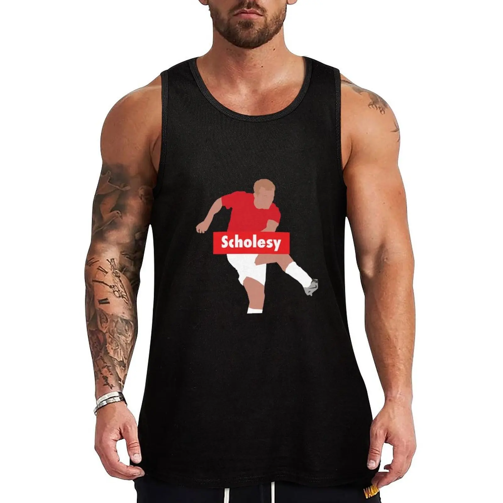 Camiseta regata Paul Scholes básica casual, tecido leve e respirável