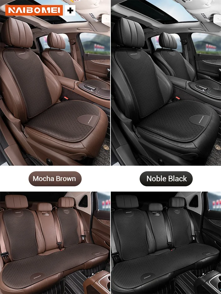 

Car Seat Cushion Ice Silk Breathable Front Rear Seat Protection Pad Seat Cover Four Seasons Universal For Maserati Quattroporte