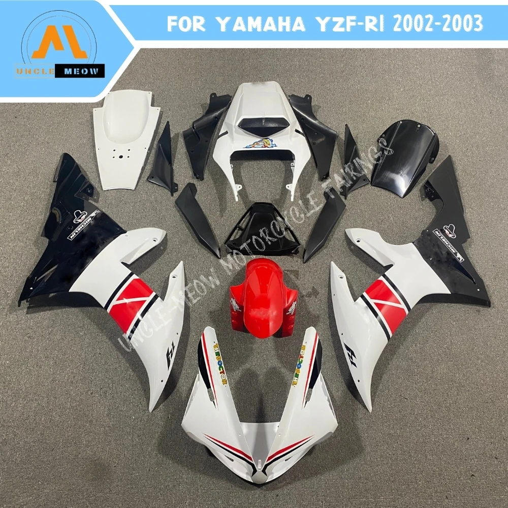 Motorcycle Fairing Kit Fits YAMAHA YZFR1 02 03 YZF R1 2002 2003 Customizable Full Bodywork Set High Quality ABS Plastics