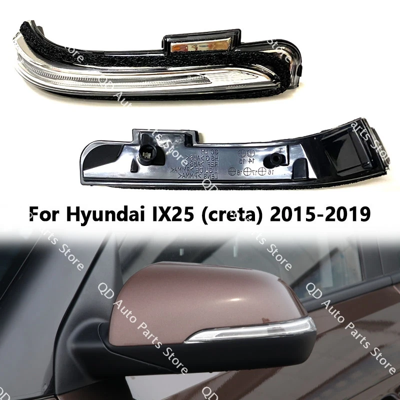 87623C9000 87613C9000 87623-C9000 For HYUNDAI IX25 (creta) 2015-2019 Left / Right Rearview Mirror LED Light Indicator Lamp 