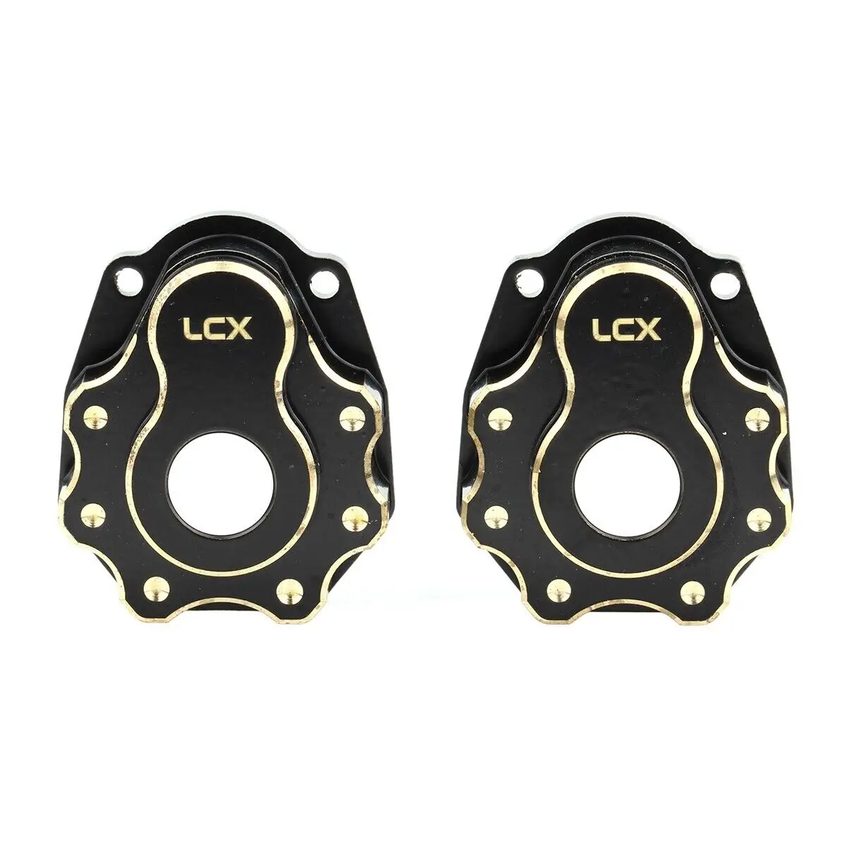 

LCX Racing 1/10 RC Crawler Axle Brass Portal Drive Housing Outer Counter Weight for Traxxas TRX4 TRX6 Upgrades Parts Accessories