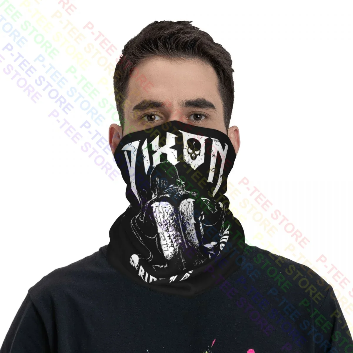 The Walking Dead Ride Or Die Tour Daryl Dixon Polaina para el cuello Bandana Bufanda Mascarilla Unisex Media máscara Protección solar