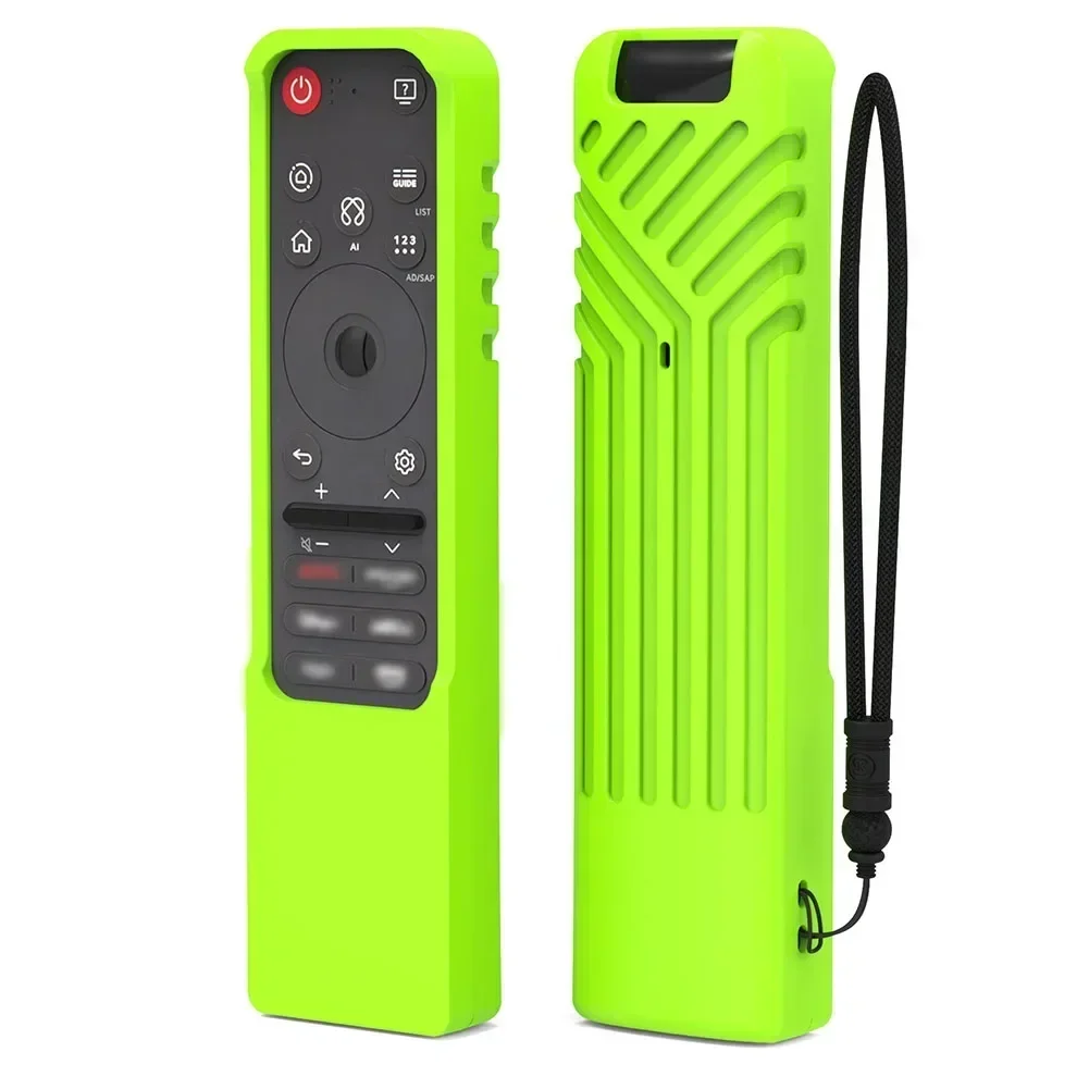 Remote Control Silicone Cover 21x12x3cm Luminous Protective Case With Lanyard For LG MR25GA TV Remote Control Accessories