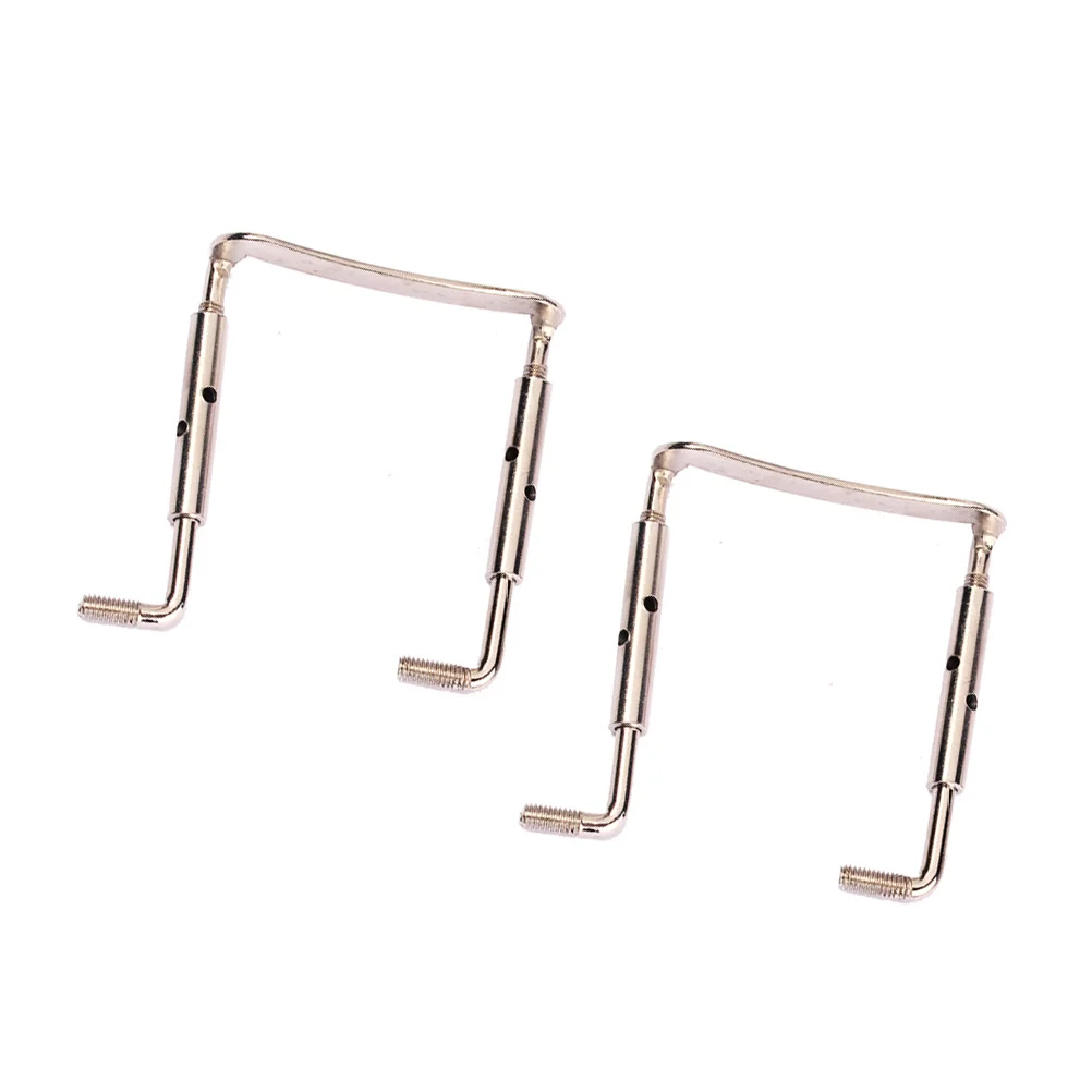 2 قطعة مسامير مسند الذقن الكمان قسط مطلي المعادن استبدال الأجهزة للكمان الذقن بقية المشبك تأمين صالح الخدمة الطويلة في الحياة #5
