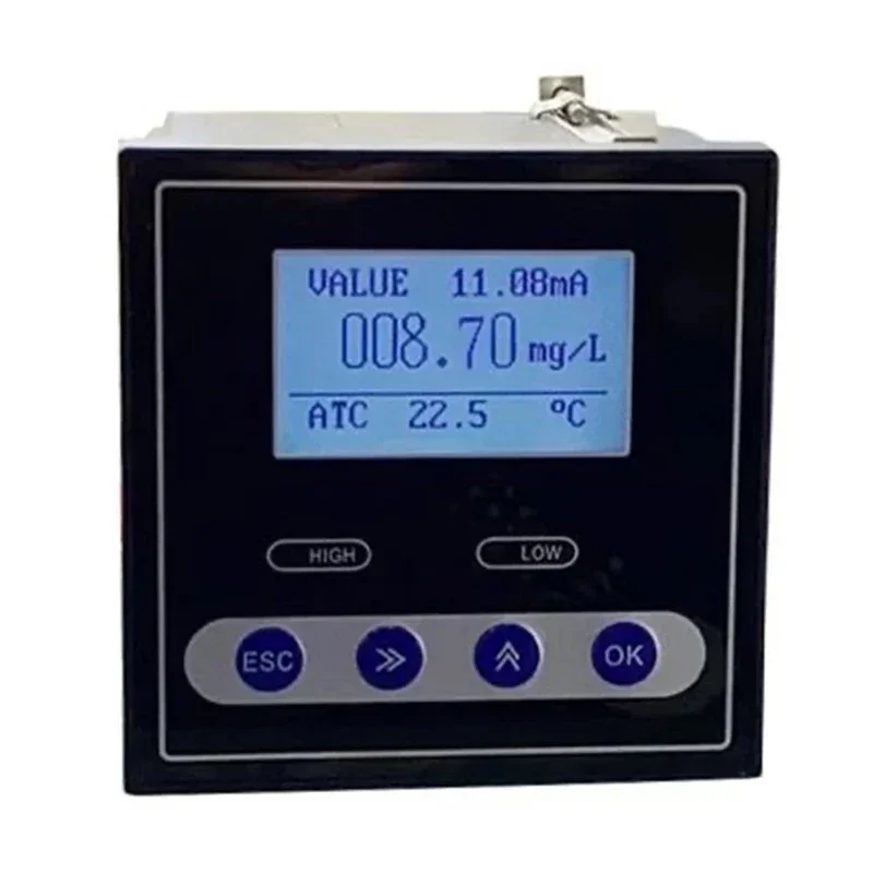 Fully Automatic Industrial Dissolved Oxygen Controller Instrument Monitor Real-Time Dissolved Oxygen Tester 4-20mA Relay