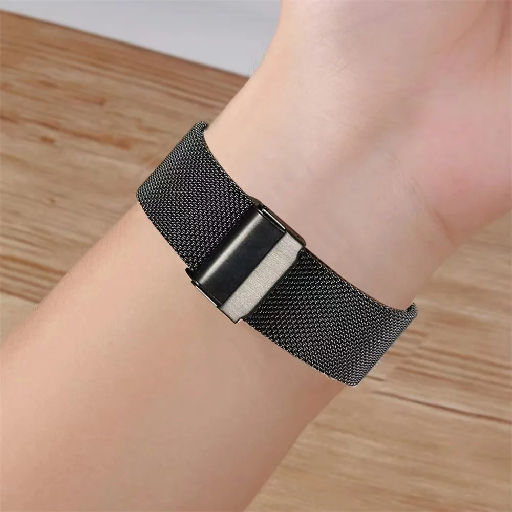 샤오미 워치용 금속 밴드, Mi 워치 컬러 2 스테인레스 스틸 손목 밴드 벨트 팔찌, S4 스포츠 S3 S2 46 42mm S1 프로 스트랩, 22mm