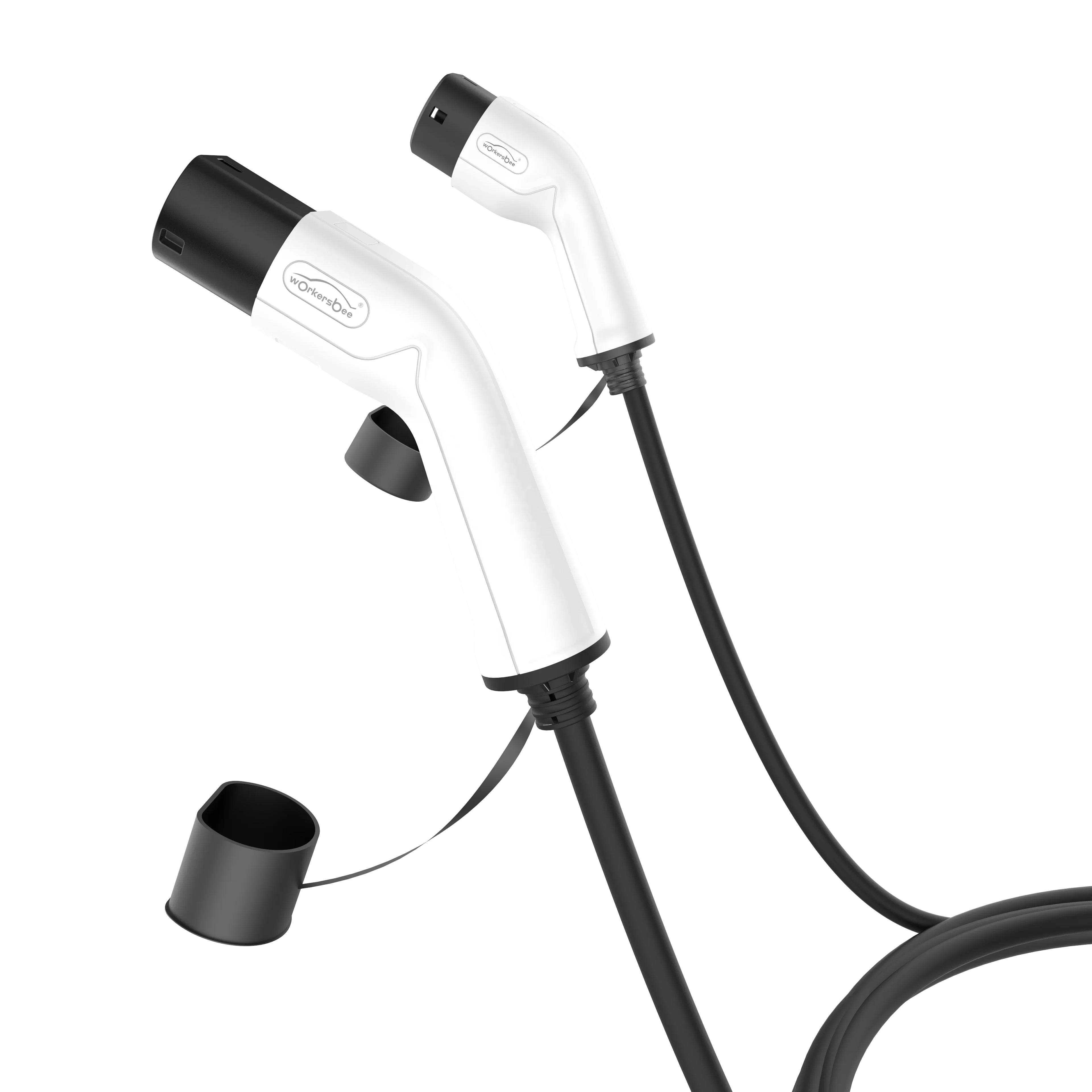 الوضع 3 كابل شحن EV 32A ثلاث مراحل 22kw نوع 2 إلى نوع 2 موصل كابل شاحن السيارة الكهربائية #3