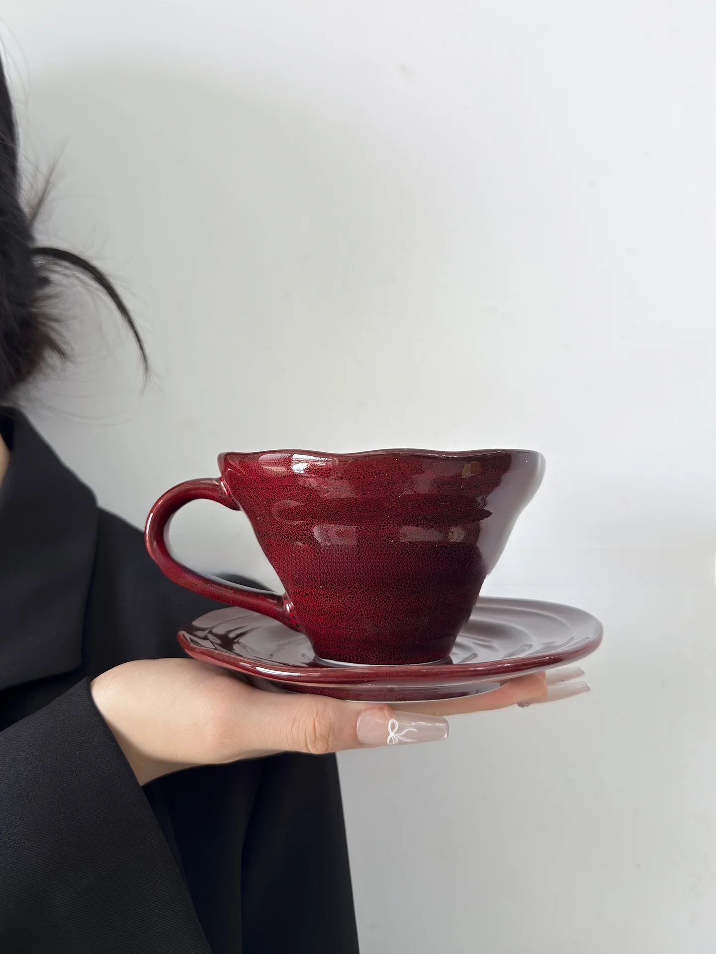 Coffee Tea Hong Kong - Retro Hong Kong Stil Kaffeetassen-Set mit
