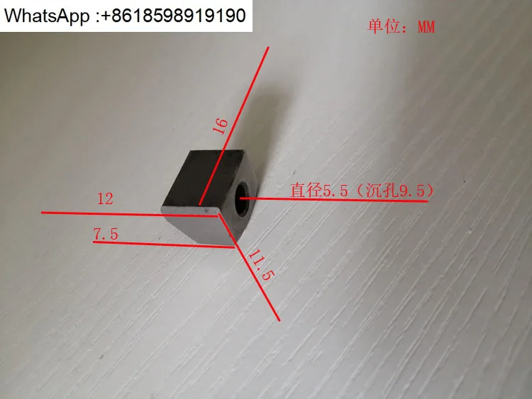 CNC drilling BT30BT40BT50 spindle nose end shank positioning block quenched hard polished chamfer