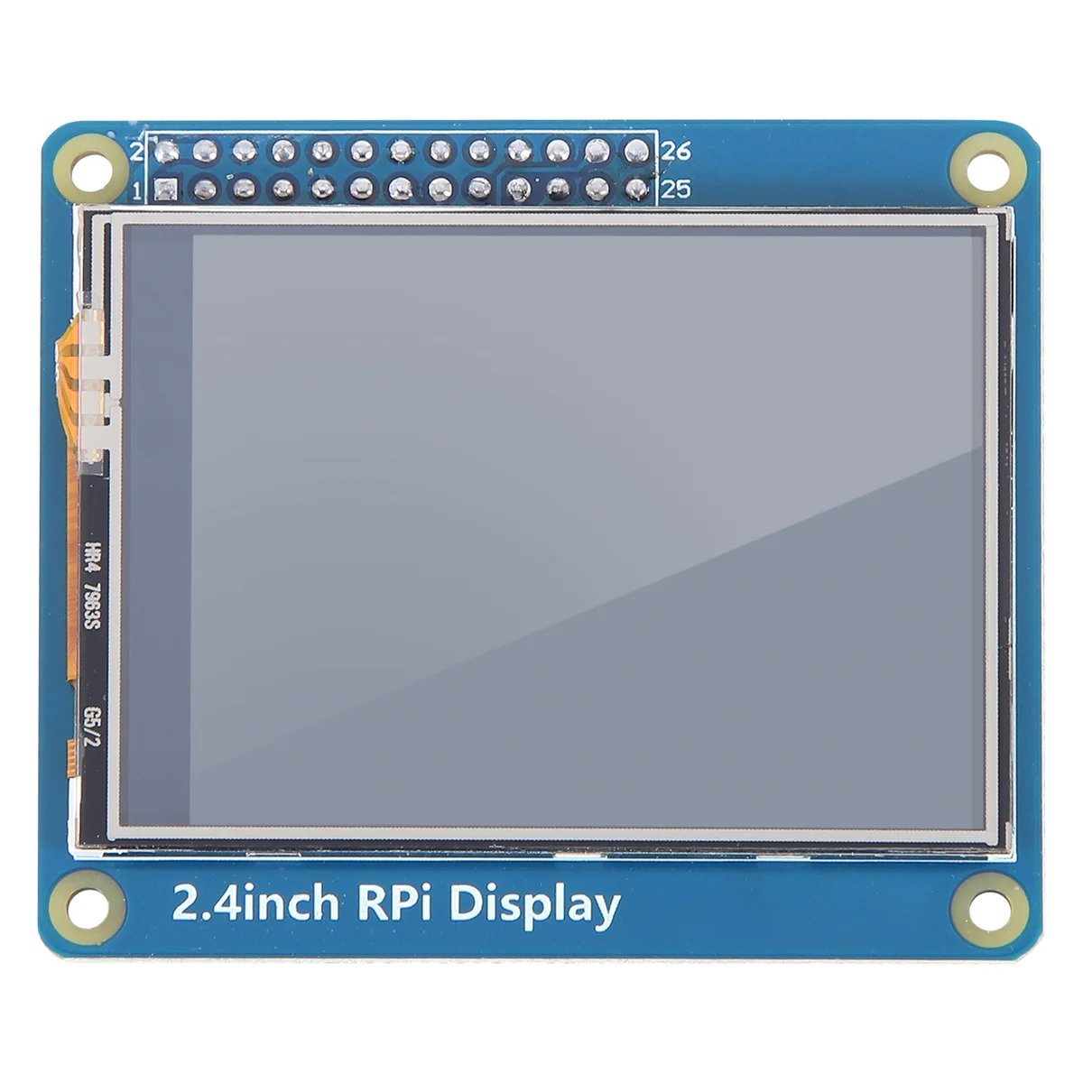 B27B Tampilan Layar Sentuh 2.4 Inci untuk Raspberry Pi 4B/3B +/3B/3A +/ Nol W Layar Sentuh LCD Tampilan 320X240 untuk Raspberry Pi