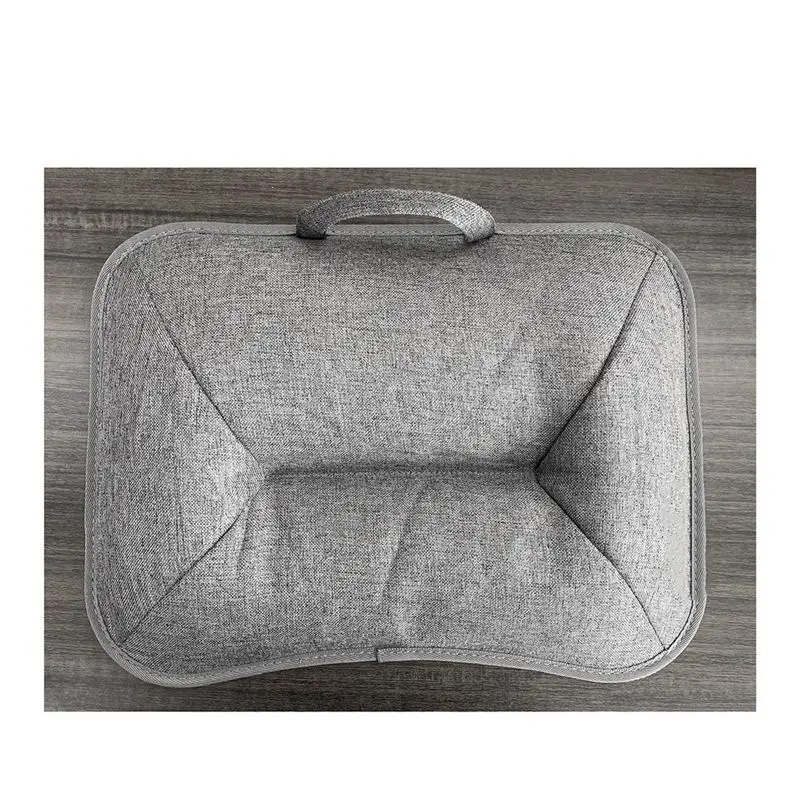 مكتب لاب تريند 2025 مع وسادة مبطنة لأجهزة الكمبيوتر المحمولة، صينية كتابة محمولة للعمل المكتبي، للاستخدام المنزلي والسفر بمقبض