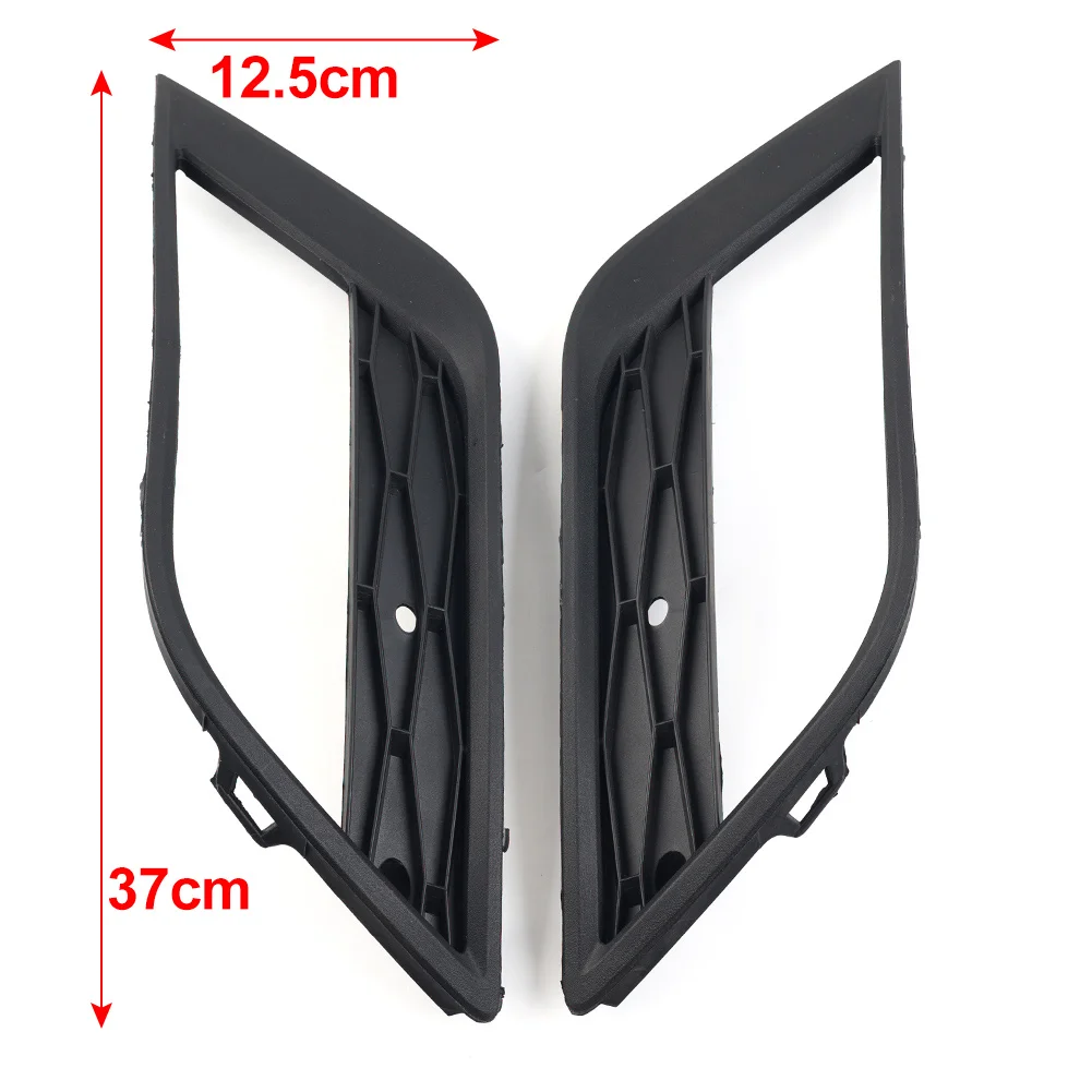 Car Front Lower Bumper Grille Fog Light Grill Cover For Seat Ibiza 6J 2012 2013 2014 2015 2016 2017 2018 2019 2020