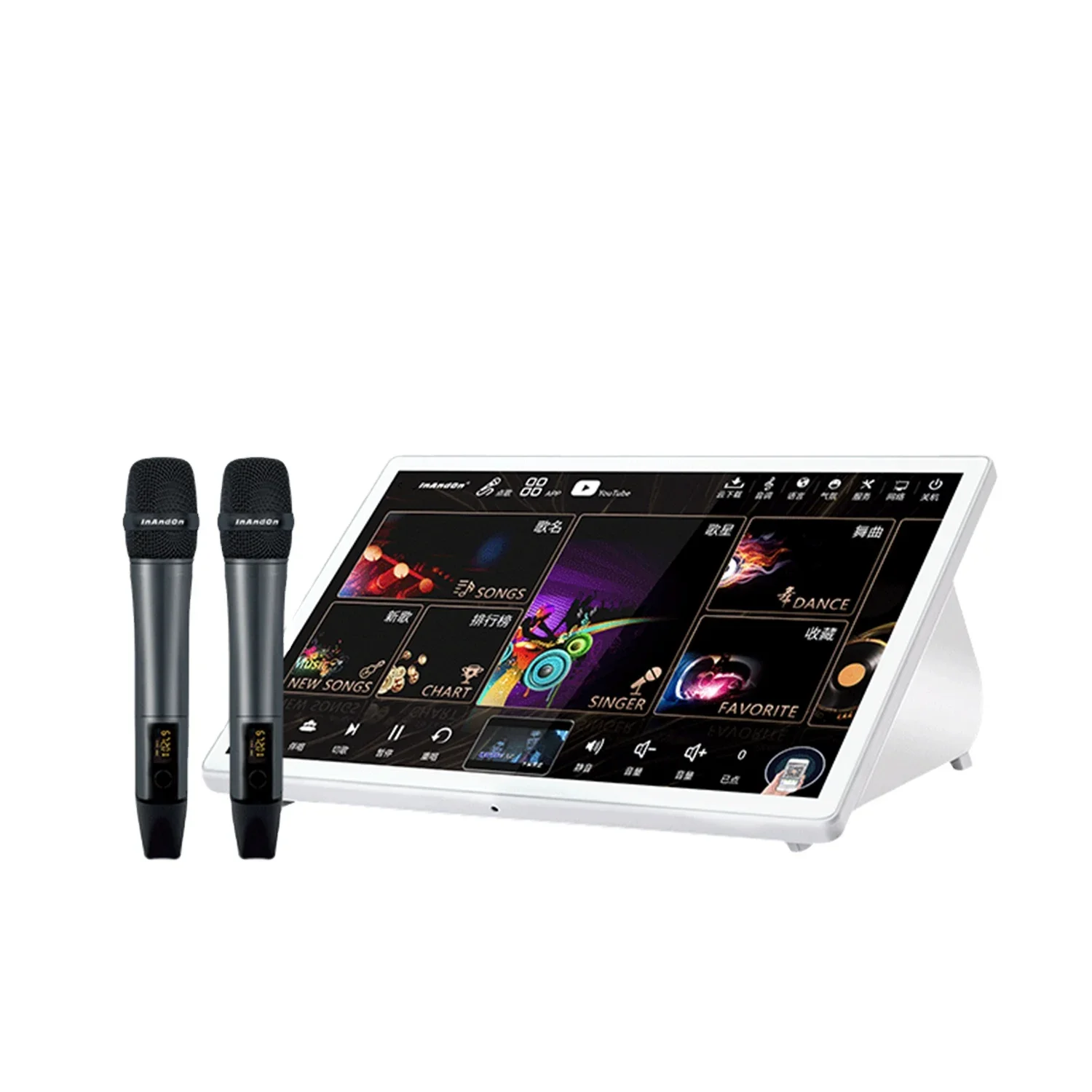 15.6 Inch Touch Screen 5in1 Professional KTV Karaoke System Durable Customization Using Home No Hard Drive Karaoke Machine