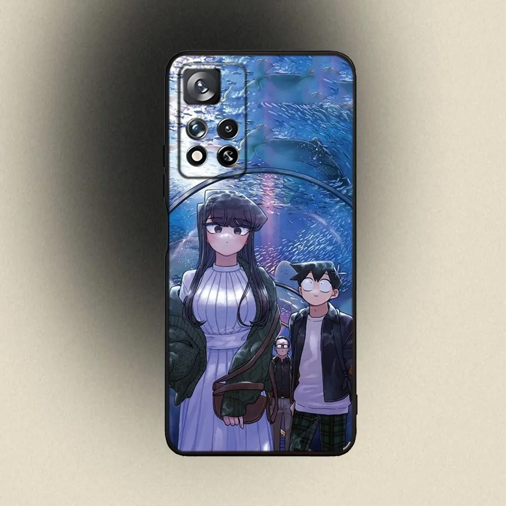 Anime K-Komi Shouko Phone Case For Samsung Galaxy A20,A21s,A22,A31,A32,A52,A53,A72,73,A80,A91 Soft Black Cover