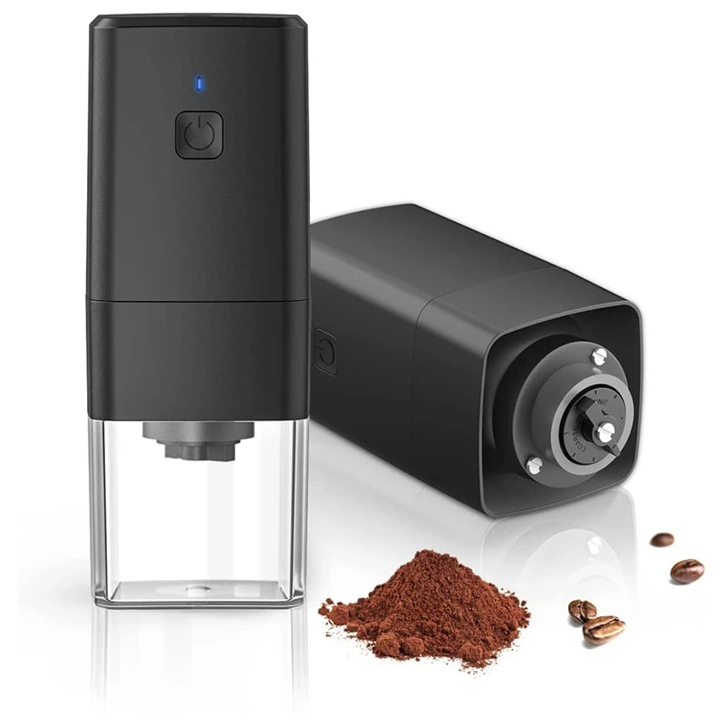 

Portable Coffee Grinder -Small Electric Coffee Bean Grinder - Rechargeable Espresso Grinder With Multi Grind Setting