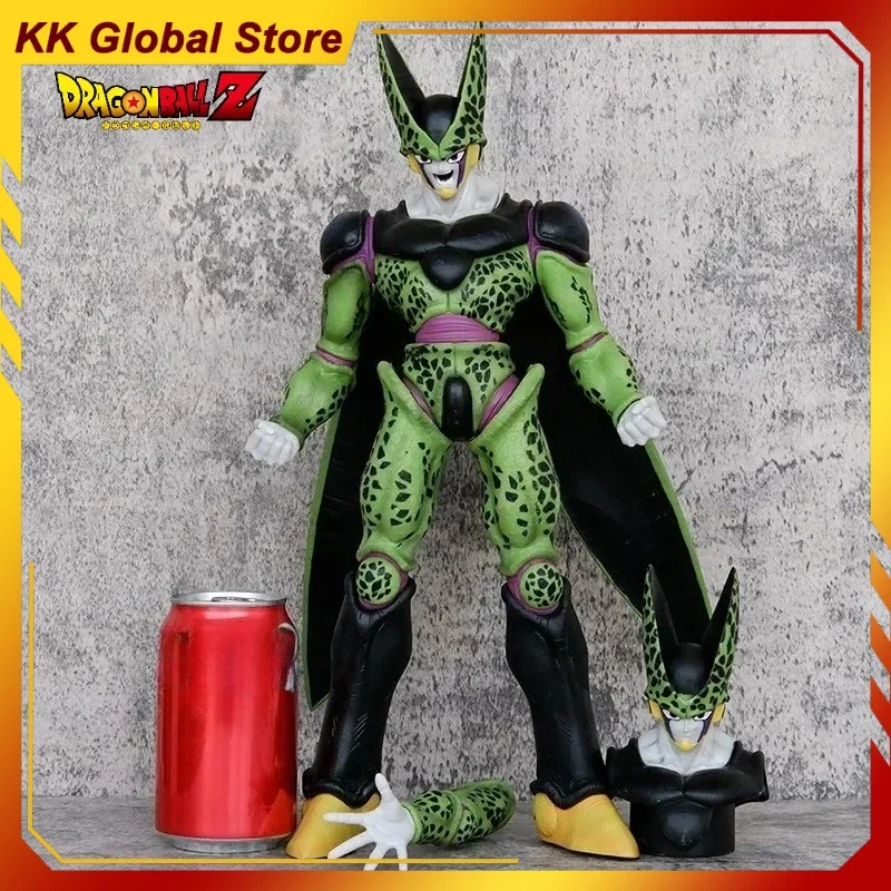 

42cm Dragon Ball Cell Model Two Heads Three Hands Action Figure PVC Statue Anime Peripheral Desktop Decoration Collection Gifts