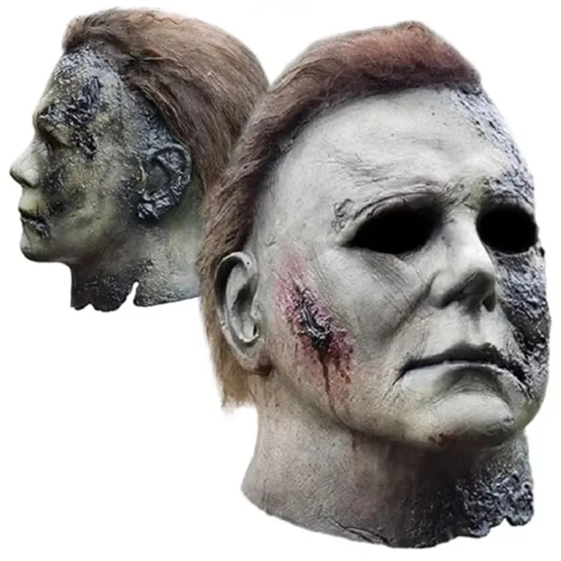 Scary Halloween Trick Or Treat Masks Michael Myers Head Mask Latex Horror Masks for Cosplay Costume haunted house props