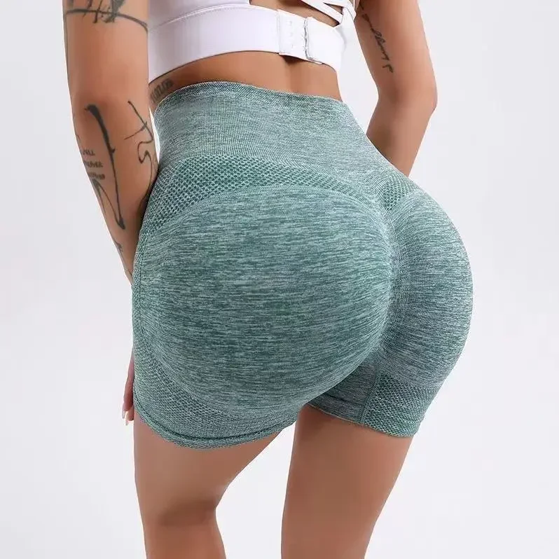 Women Tummy Control Peach Butt Seamless Leggings Elastic Quick Dry Moisture Wicking Gym Running Streetwear Activewear