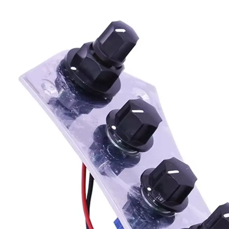 AA90-For 4/5 String Bass Guitar Parts With Electric Bass Pickup 5 Jazz JB Wired Control Plate For Bass Loaded view 3