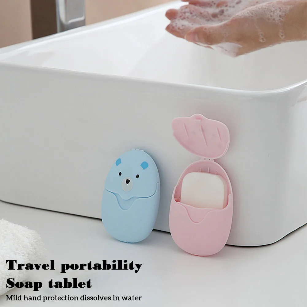 Outdoors Travel Soaps Paper Portable Multi Bubble Soaps Tablet For House