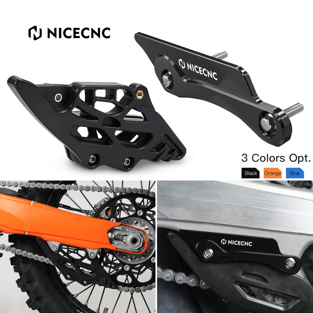 2024 For KTM EXC 300 EXCF 350 SXF 250 SXF 450 For Husqvarna TE 300 FE 450 For GasGas EC 300 Swingarm Guard Chain Guide Protector