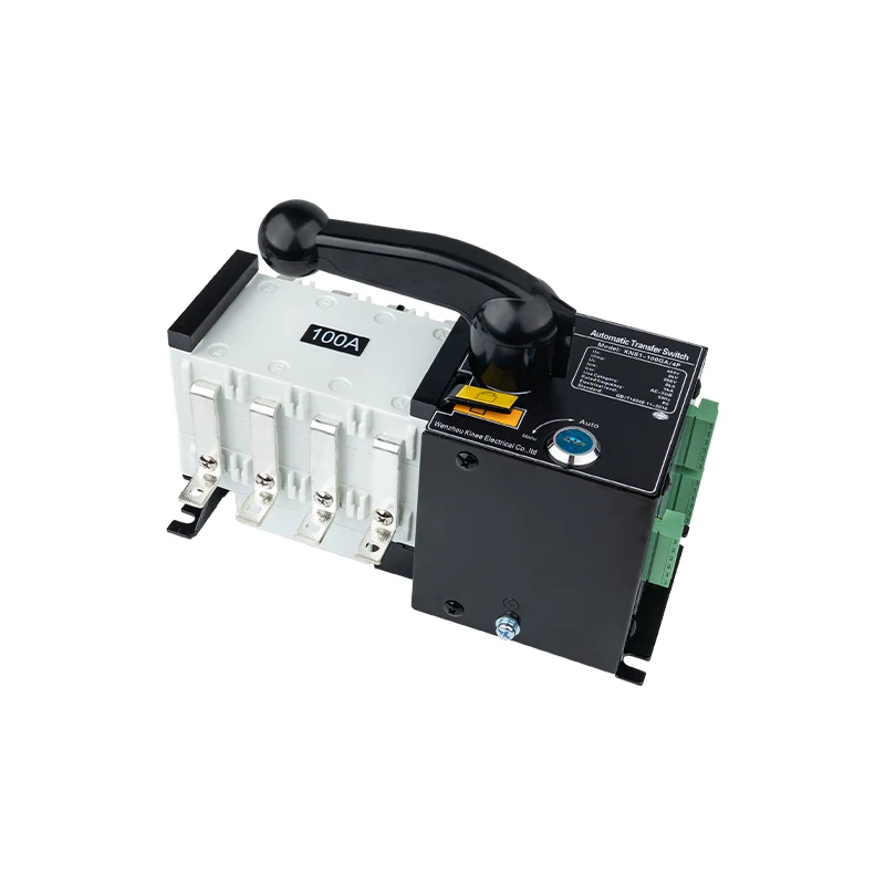 3 Phase 100A Dual Power Automatic Transfer Switch 110V 220V ATS Changeover Controller for Generator System