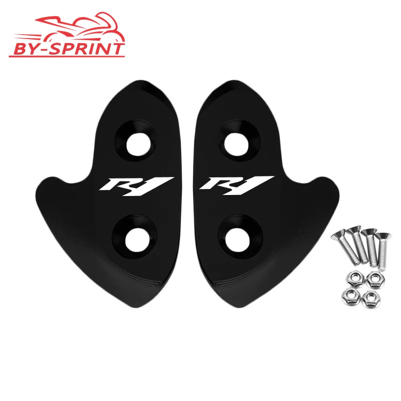 NEW Accessories For YZFR1 R1 2015 2016 2017 Motorcycle CNC Windscreen Mirror Cap Driven Eliminators Mirror Hole Cover r1