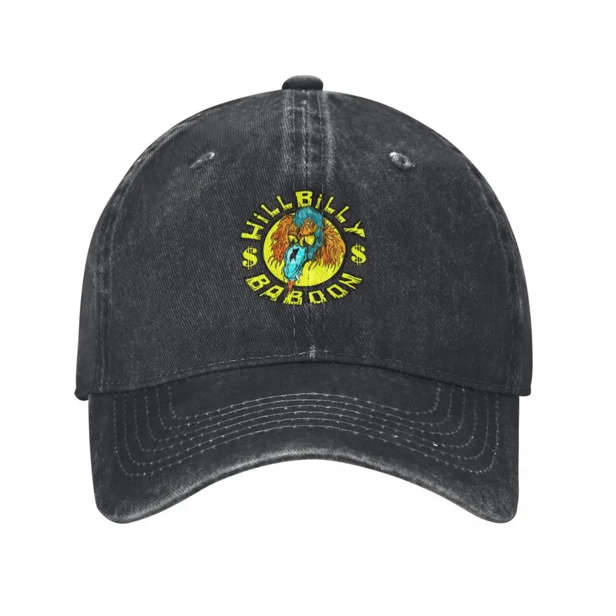 

Hillbilly Baboon Baseball Cap black Wild Ball Hat Designer Hat Luxury Cap Golf Men Women's