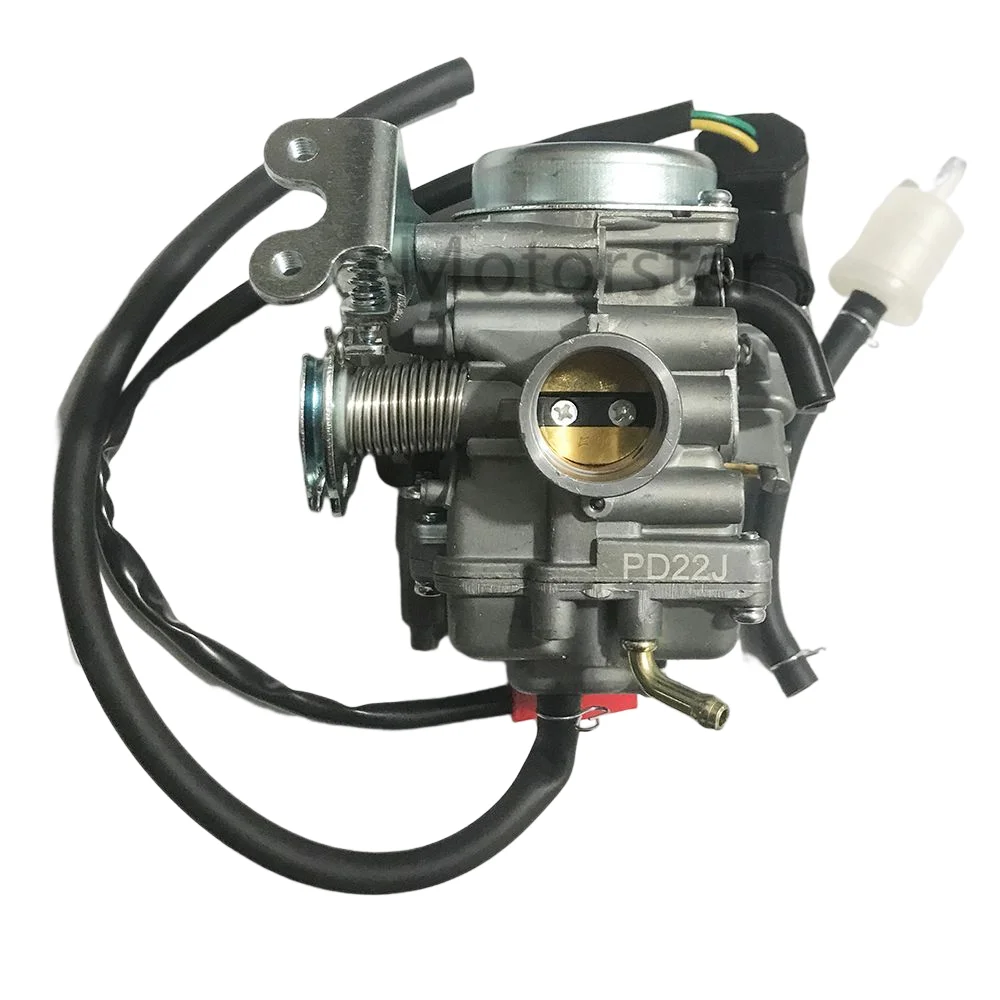 Carburador PD22J para motores chinos de 50cc, 60cc, 80cc, 100cc, 139QMB, 139QMA, 149QMG CVK para scooter con motor GY6 de 22mm, 100CC-125CC, carburador para ciclomotor.