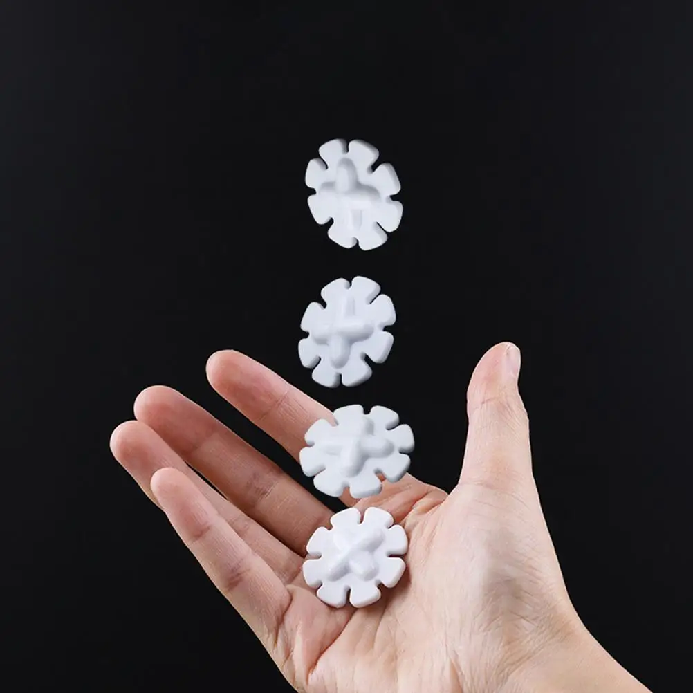 2Pcs Magnetic Stirring Rod Laboratory Stir Bar Petal Shaped Rotor Mini Mixer Educational Equipment Lab Teaching Tools Scientific