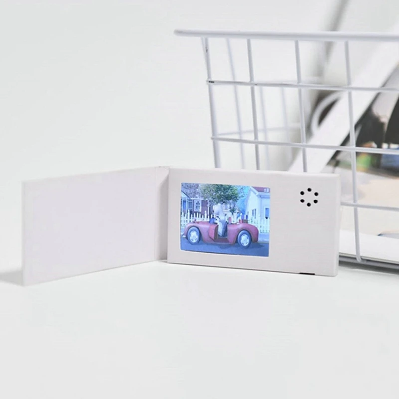 128MB 2.4Inch Birthday White Video Book Card Lcd Invitation Gift Music Greeting Card Upload Video Lcd Greeting Card-A22U