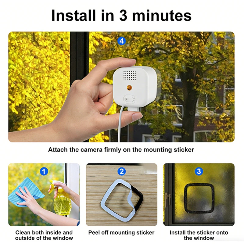 Mini 4K HD Camera WiFi Wireless Monitoring Security Protection Remote Monitor Video Surveillance Smart Home Security System 2026