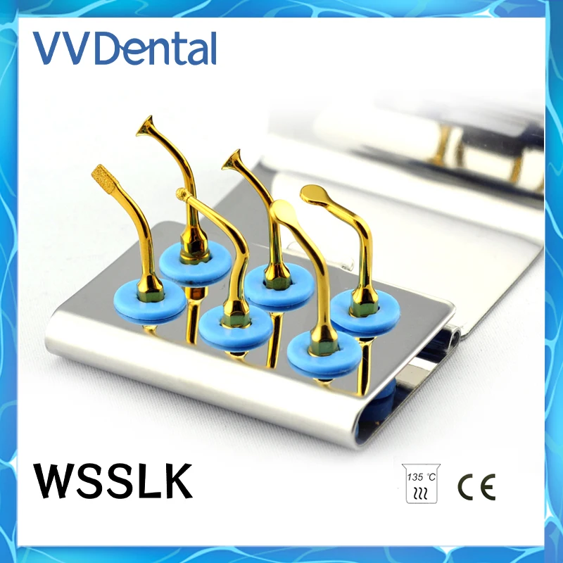 

VV DENTAL Maxillary Sinus Lift Set Suitable for MECTRON/NSK/WOODPECKER Tissue Mucosa Separation Bone Incision Working Tip WSSLK