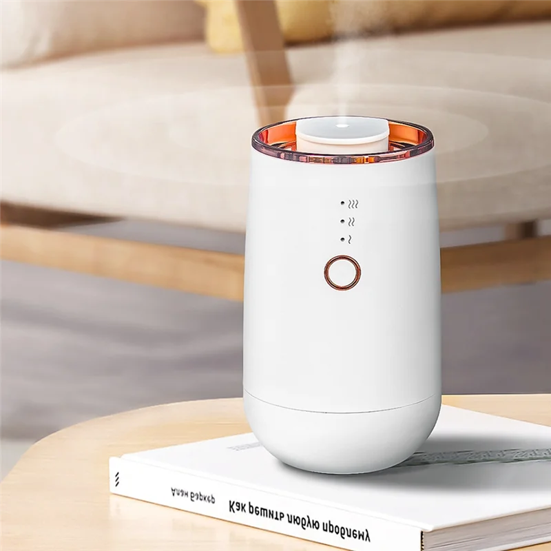 

Waterless Essential Oil Aromatherapy Diffuser Office Desktop Portable Electric For Spa Home Mini Car Spray Timing Black Durable