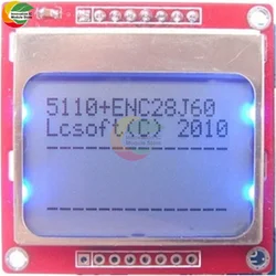 Nokia 5110 LCD Red Screen LCM Module Red PCB Solderless Module Smart Electronics LCD Module Arduino Display Module Nokia 5110