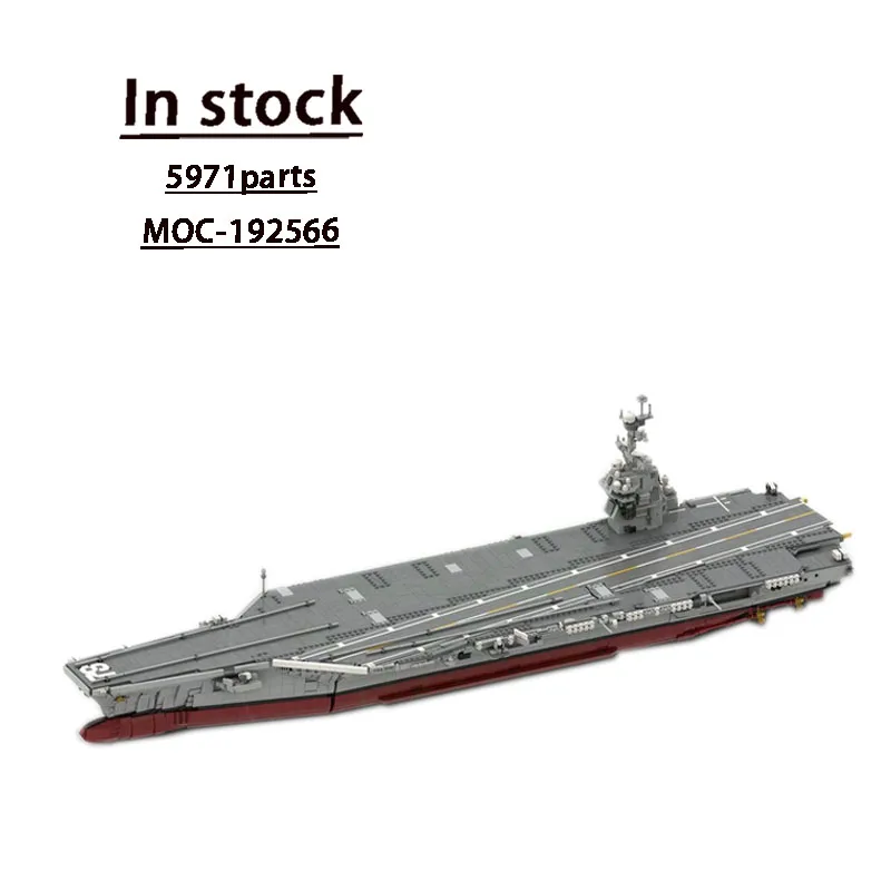 

MOC-192566 Sea Aircraft Carrier - 1:300 Scale Building Blocks Model 5971PartsMOC Creative Boys Kids Birthday Building Blocks Toy