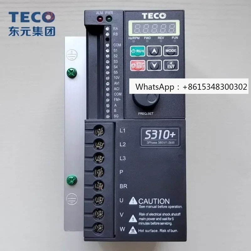 TECO Dongyuan frequency converter S310+-401 2 3 5-H3BCDC three-phase 380V motor speed regulator 2p5h1