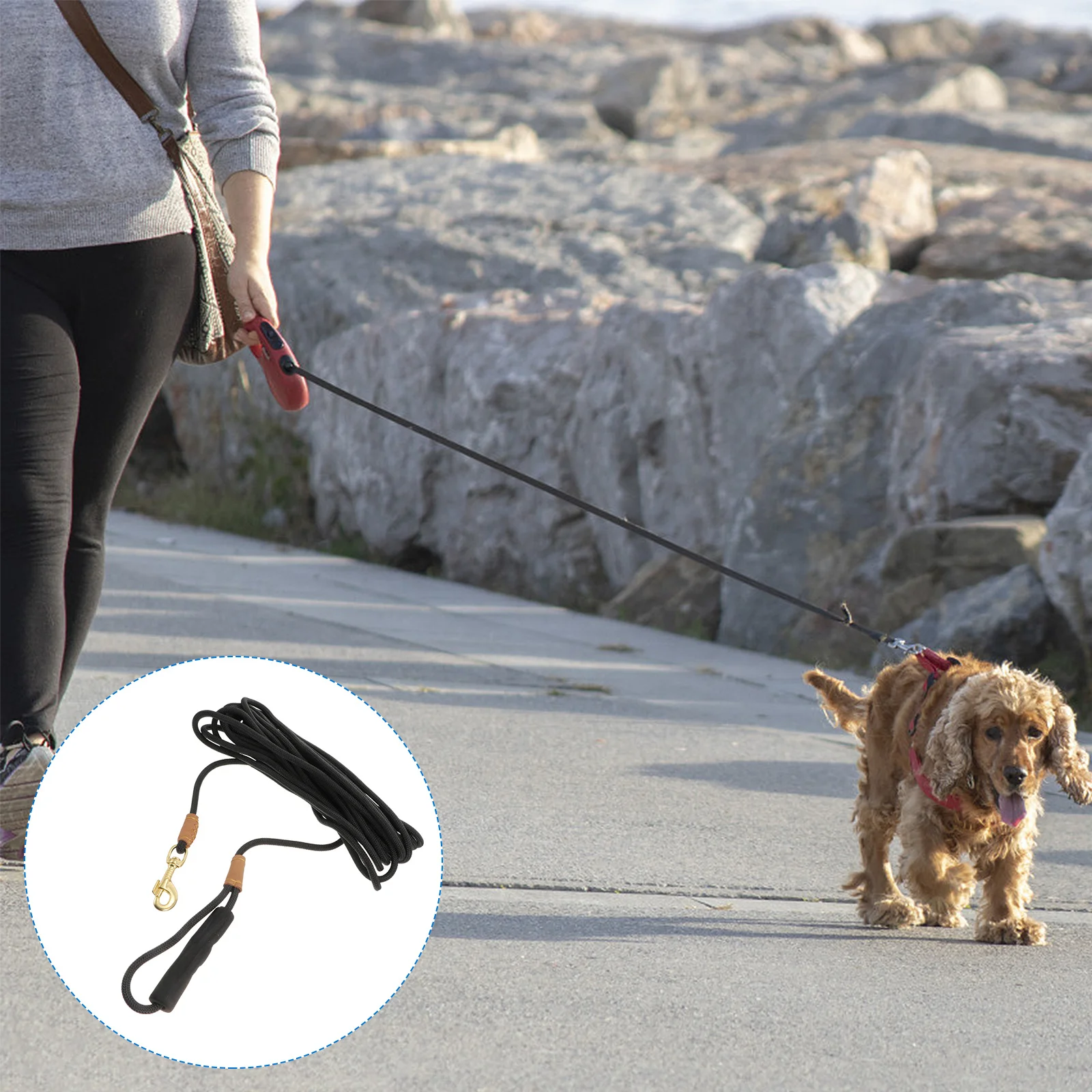 

10 Meters Pet Traction Rope Sturdy Safe Flexible Hauling Dog Walking Leash Supplies Pet Traction Rope Dog Leashes
