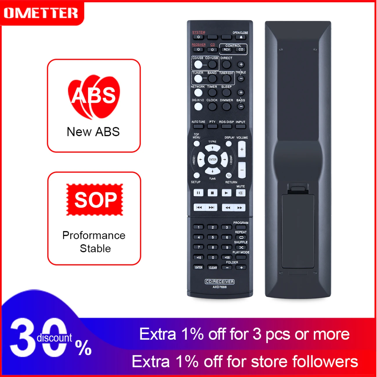 Пульт дистанционного управления AXD7688, запасной пульт дистанционного управления для планшетов, Φ, DAB AV System