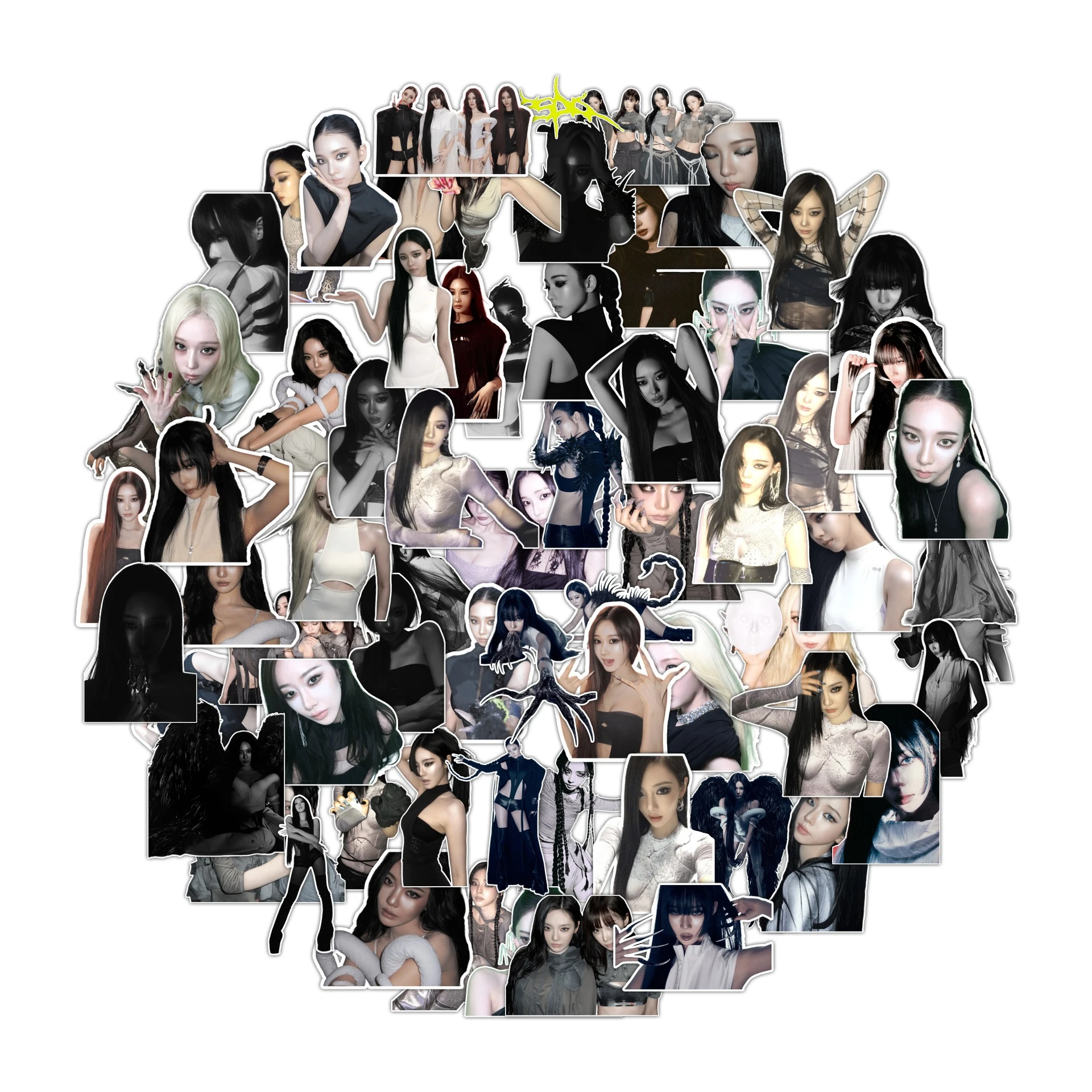 Picture 7: KPOP New Stickers Regular 2 Prelude WDA Return Stickers SKZOO AESPA Pop Music Combination Stickers LOMO Gift
