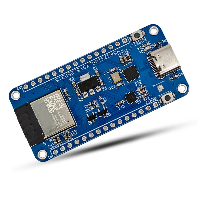 ABBK-Papan Pengembangan dengan Lampu RGB Mendukung Modul USB + UART Burn-In ESP32-H2-MINI-1