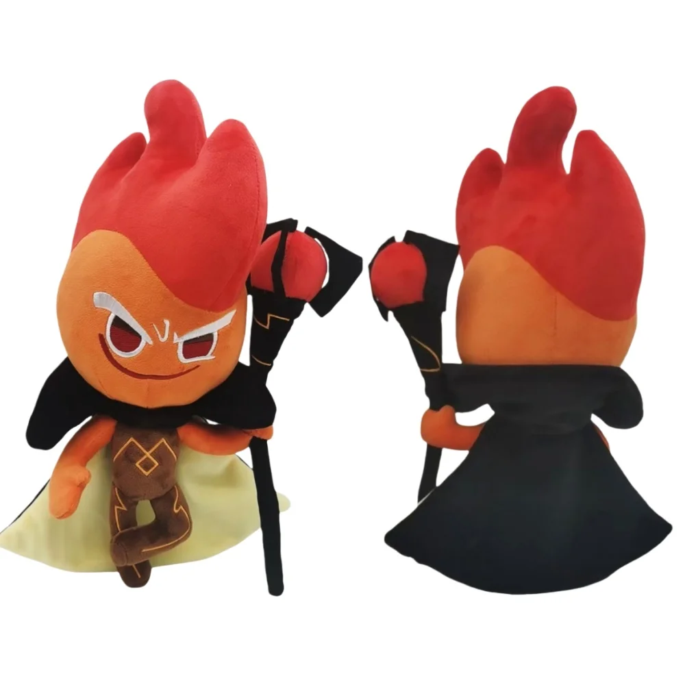 

Anime Game Cookie Kingdom Fire Spirit Cookie Kawaii Cosplay Cotton Doll Cartoon Soft Plushies Toy Figures Fans Collection Gifts