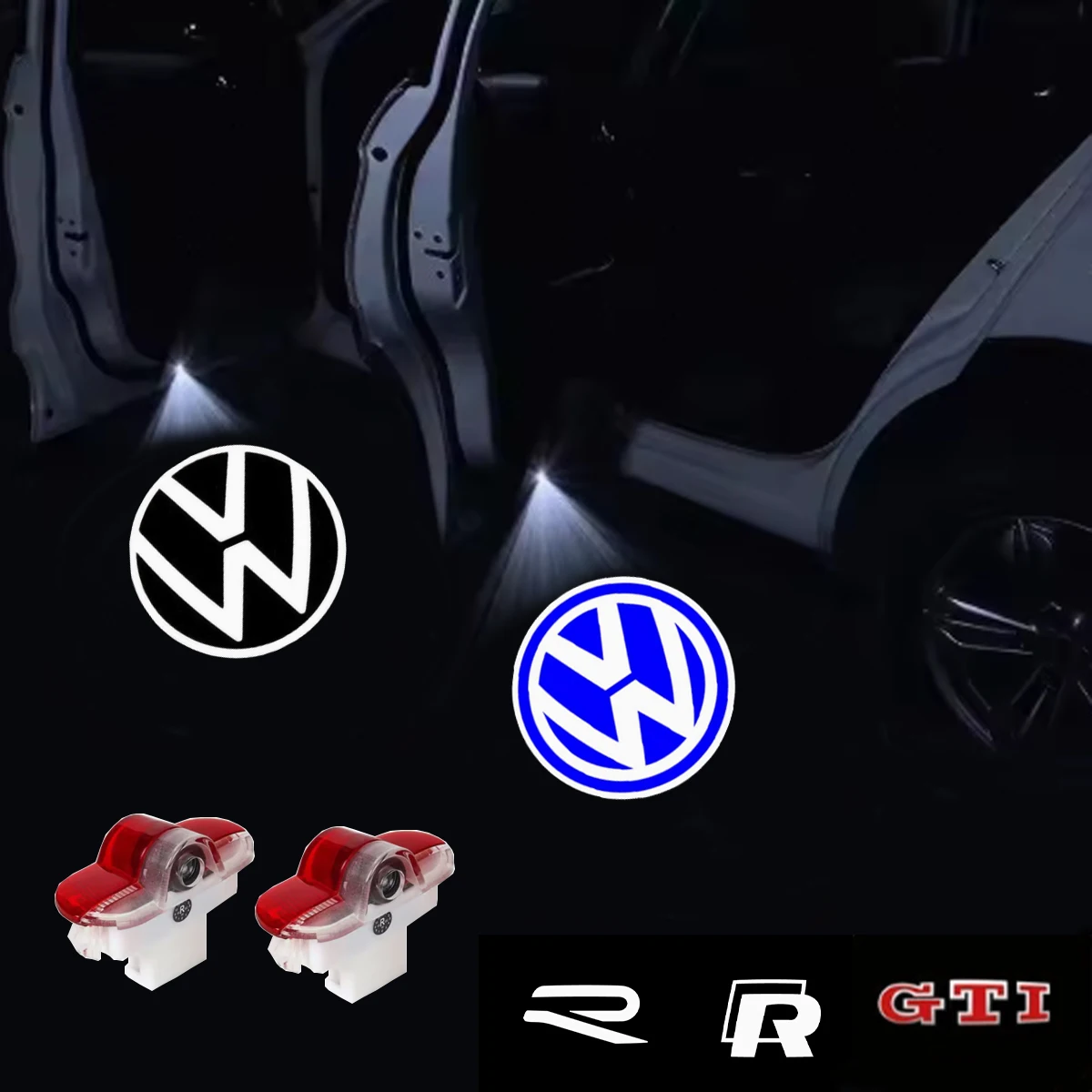 

2Pcs LED Car Door Decoration Lamp For VW Golf Mk4 Mk3 Cabrio Jetta MK4 Beetle Cabrio Caddy MK3 Lavida Vento tools Accessories