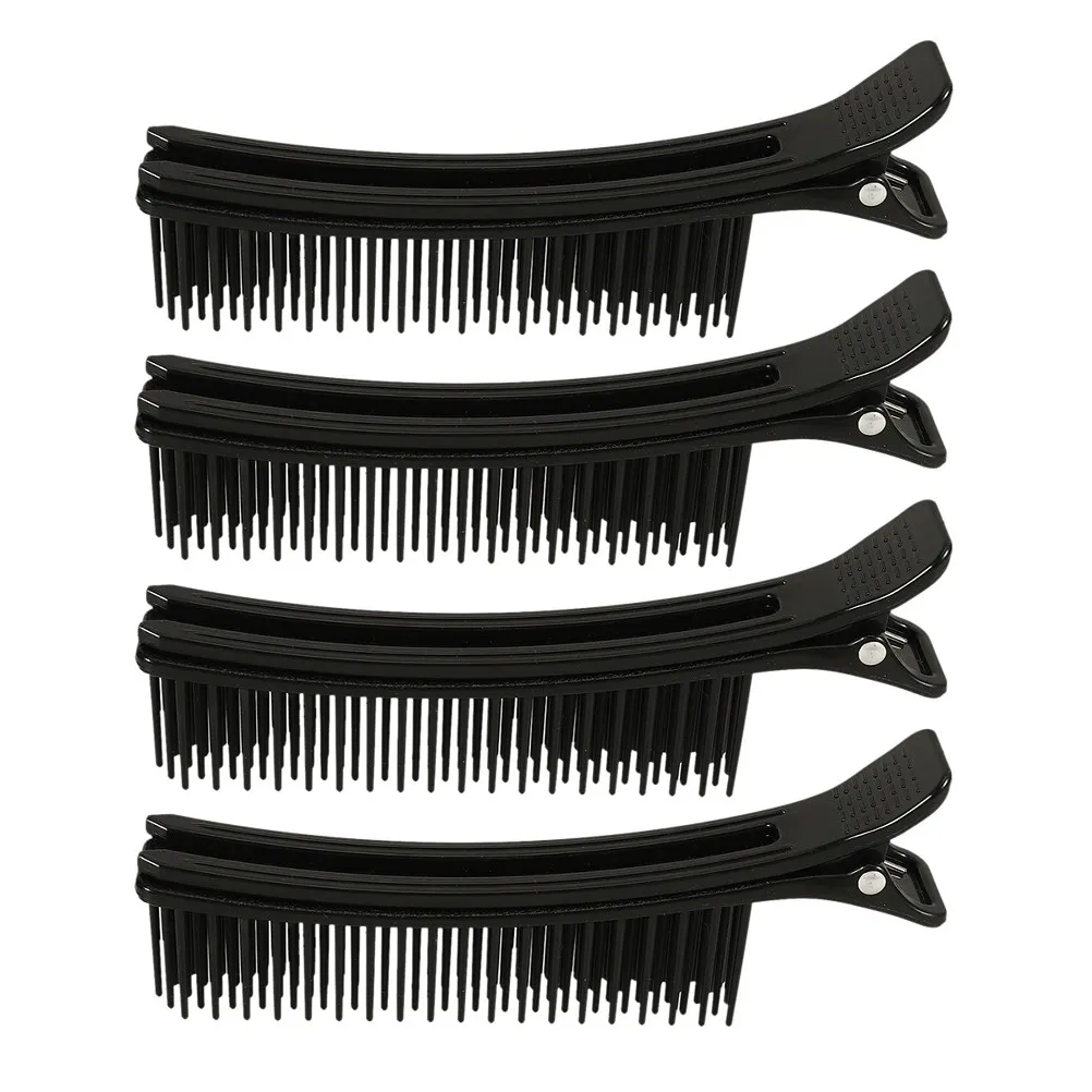 4pcs Hair Sectioning Clips – Multifunctional Grip Clips for Styling, Dyeing, Parting & Layering, Lightweight & Portable