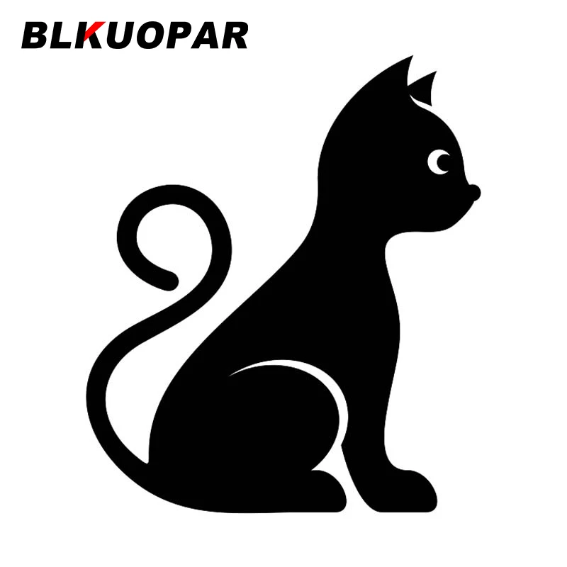 

BLKUOPAR for Cute Cat Car Sticker Personality Waterproof Decal Occlusion Scratch Laptop Windows Surfboard Car Accessories