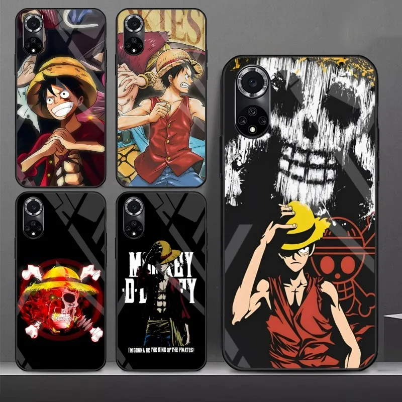 Anime O-nes P-iece Phone Case For Samsung A 54 14 34 52 70 71 72 81 91 E S 33 20 S 12 10 21 22 13 30 31 32 40 42 50 51 Glass