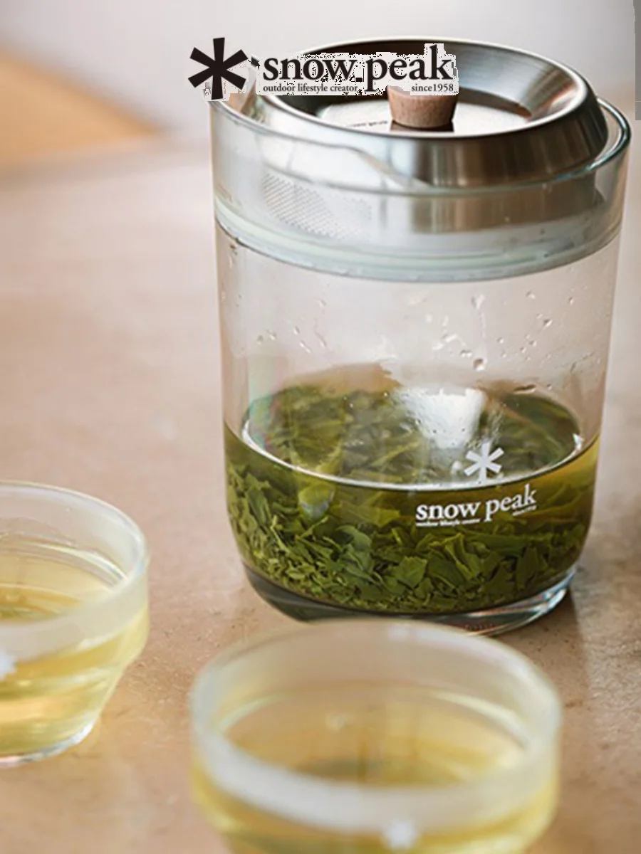 new-2023-snow-peak-tea-dance-tea-set-cam-cs340-outdoor-water-container-boiling-pot-coffee-pot-saturated-polyest-resin